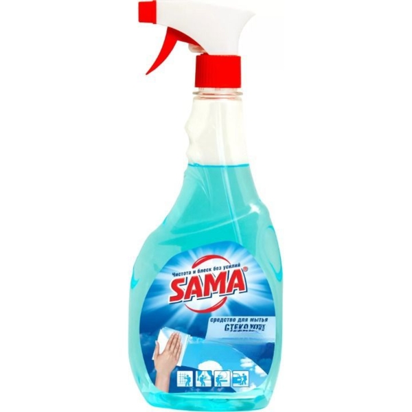 Засіб для миття скла Sama Морозна свіжість, 500 мл - Pampik