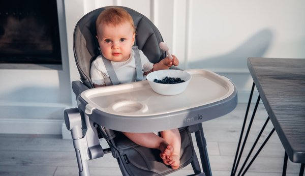 Стільчик для годування Lionelo Cora Plus Green Olive, сіро-оливковий (LO-CORA PLUS GREEN OLIVE) - Pampik - 11