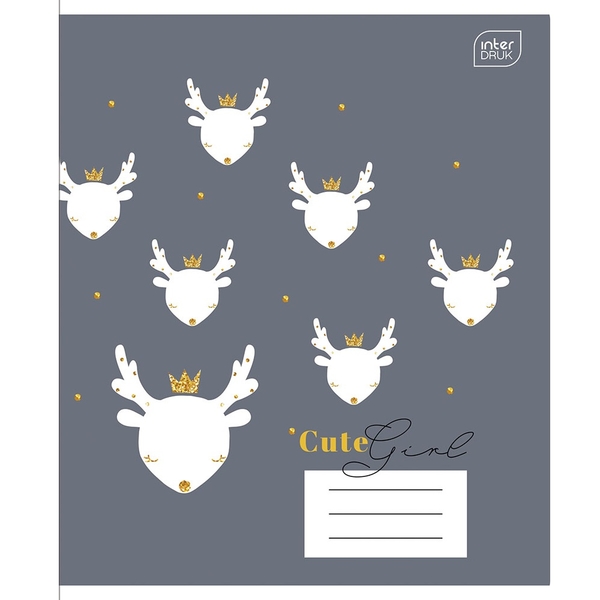 Набір учнівських зошитів Interdruk Premium Mix 2, клітинка, А5+, 12 аркушів, 4 шт. (339409-4) - Pampik