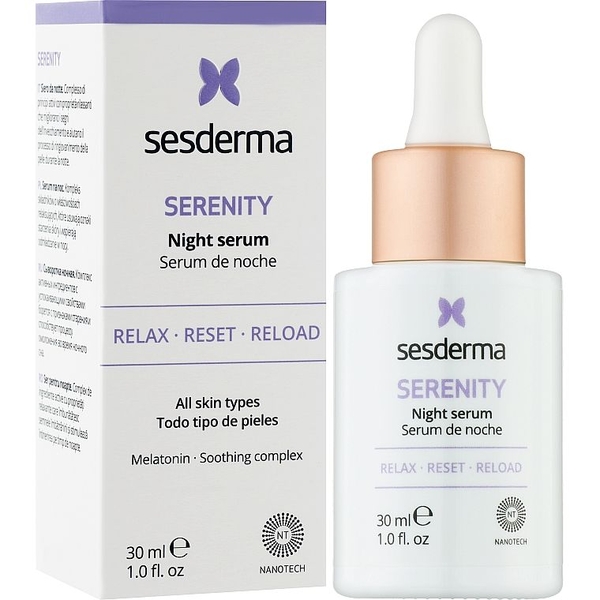 Ночная липосомальная сыворотка Sesderma Serenity Night Serum, 30 мл - Pampik
