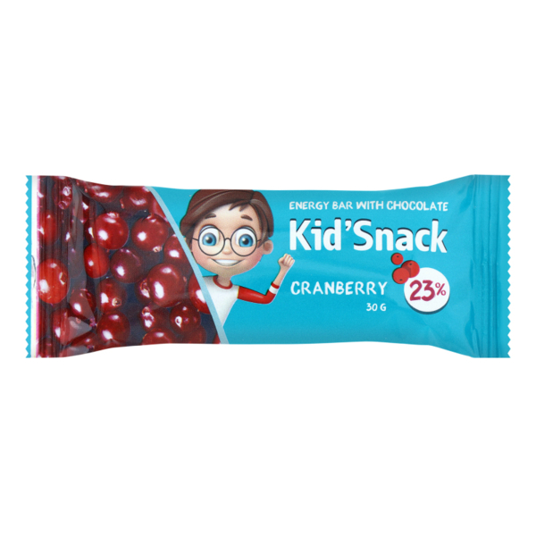 Батончик Shoud`e Kid`Snack Клюква, 30 г - Pampik