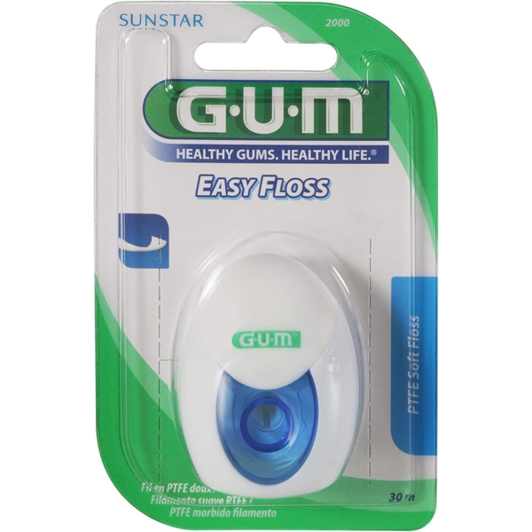 Зубна нитка GUM Easy Floss вощена, 30 м - Pampik