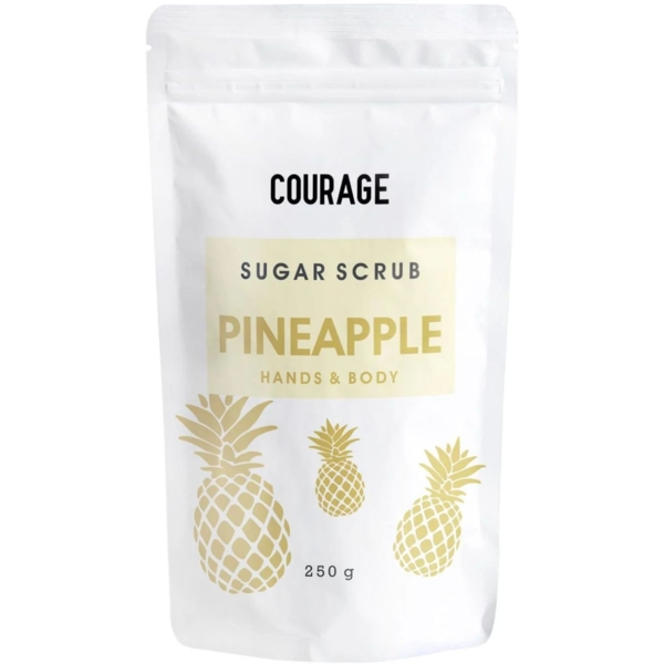 Сахарный скраб для рук и тела Courage Sugar Scrub Pineapple 250 г - Pampik