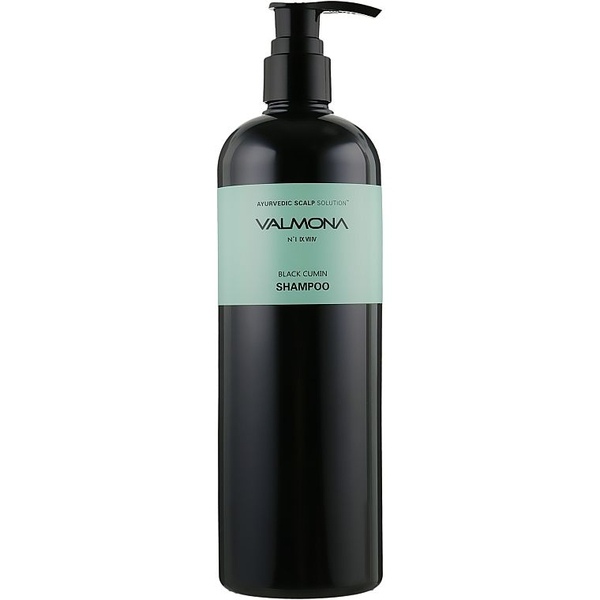 Шампунь для волосся Valmona Ayurvedic Scalp Solution Black Cumin Shampoo, 480 мл - Pampik