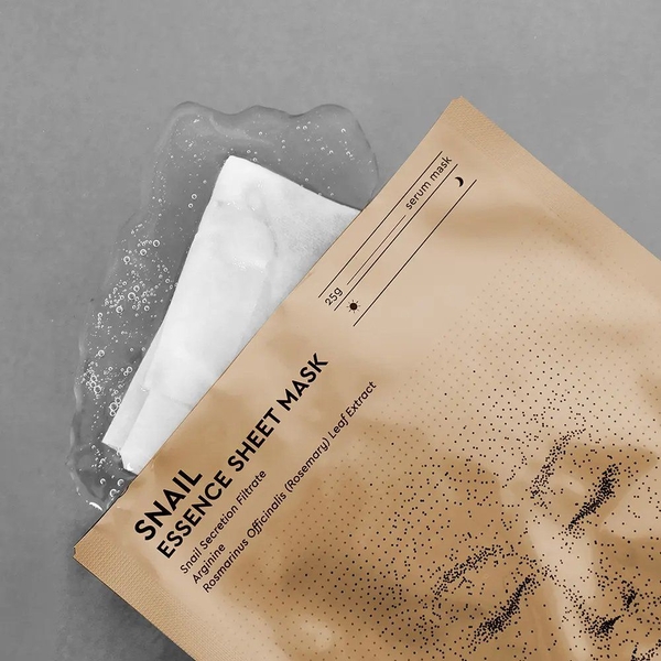 Тканинна маска-есенція для обличчя Steblanc Snail Essence Sheet Mask з муцином равлика, 25 г - Pampik - 3