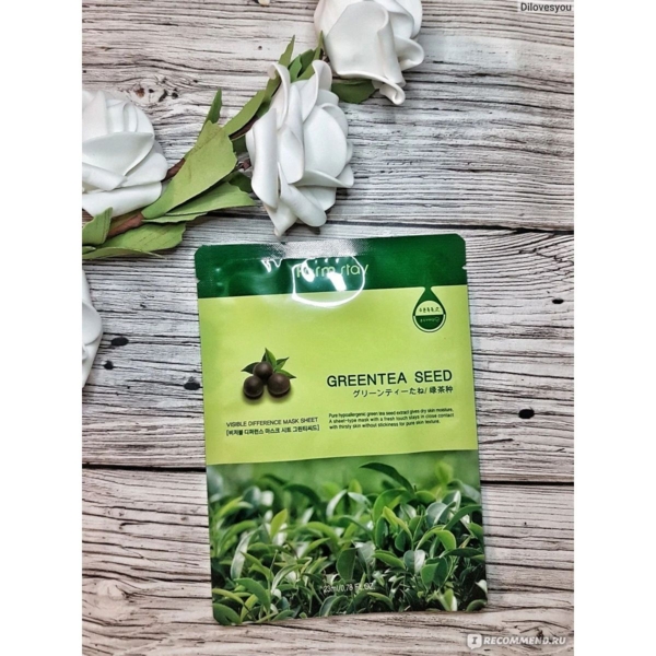Маска для обличчя FarmStay Visible Difference із екстрактом зеленого чаю 23 мл - Pampik - 3