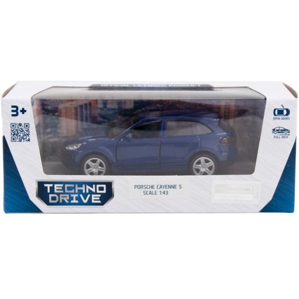 Автомодель TechnoDrive Porsche Cayenne S синяя (250251) - Pampik - 10