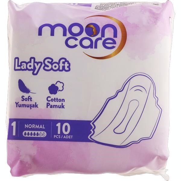 Прокладки ультратонкие Moon Care Lady Soft Normal 10 шт. - Pampik