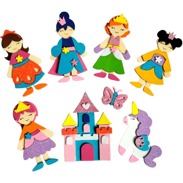 Аппликация Аплі Краплі Сделай сам Принцессы (3D-02) - Pampik