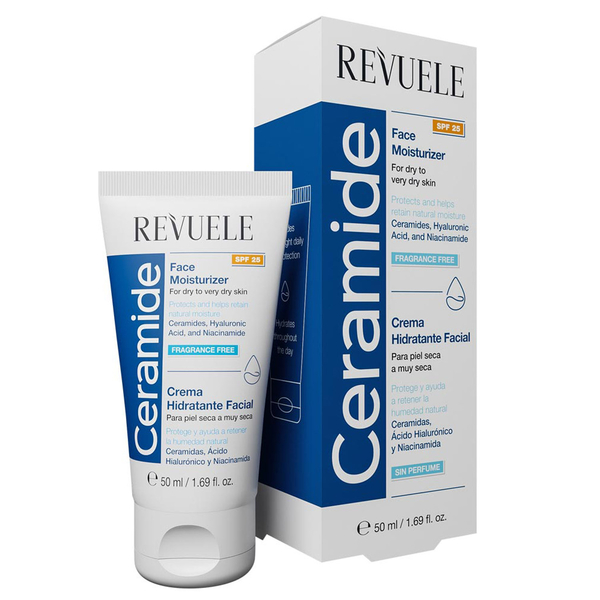 Крем для лица Revuele Ceramide, увлажняющий, SPF25, 50 мл - Pampik