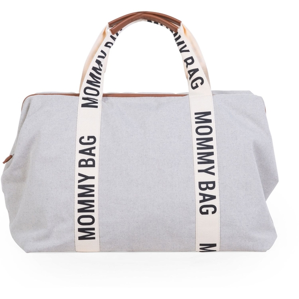 Сумка Childhome Mommy bag Signature - Canvas White, белый (CWMBBSCOW) - Pampik - 4
