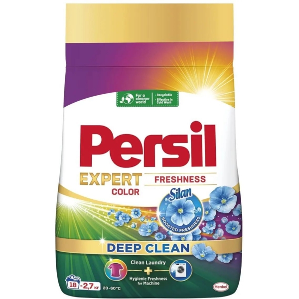 Стиральный порошок Persil Expert Color Deep Clean Свежесть от Silan, 2.7 кг - Pampik