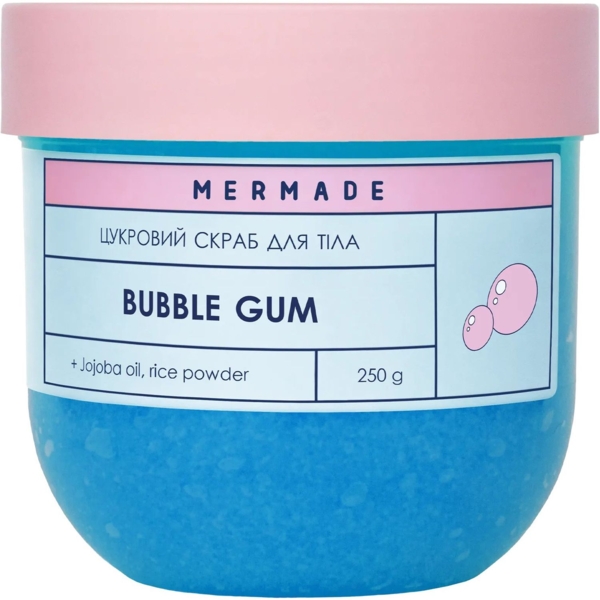 Сахарный скраб для тела Mermade Bubble Gum 250 г - Pampik