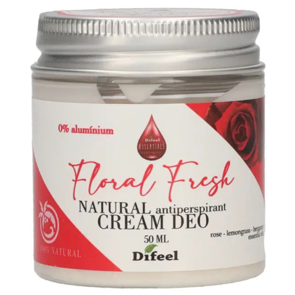 Дезодорант-крем Difeel Floral Fresh, 50 мл - Pampik