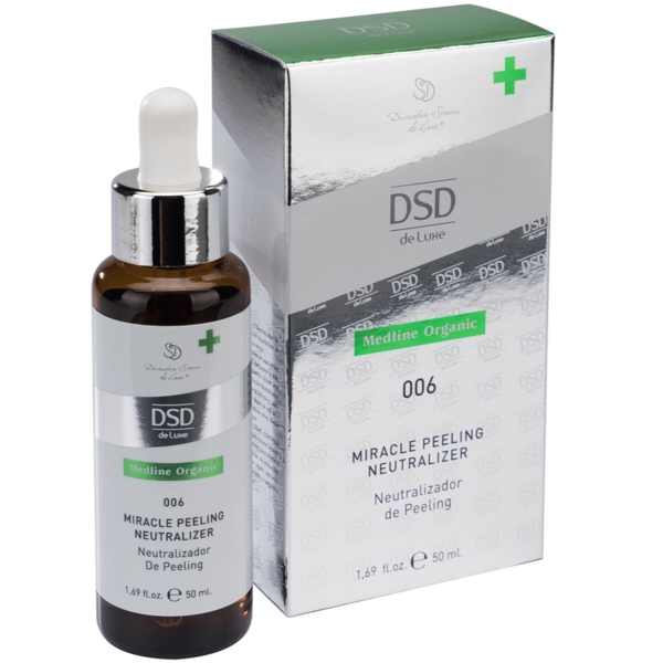 Нейтралізатор пілінгу DSD de Luxe 006 Medline Organic Miracle Peeling Neutralizer, 50 мл - Pampik