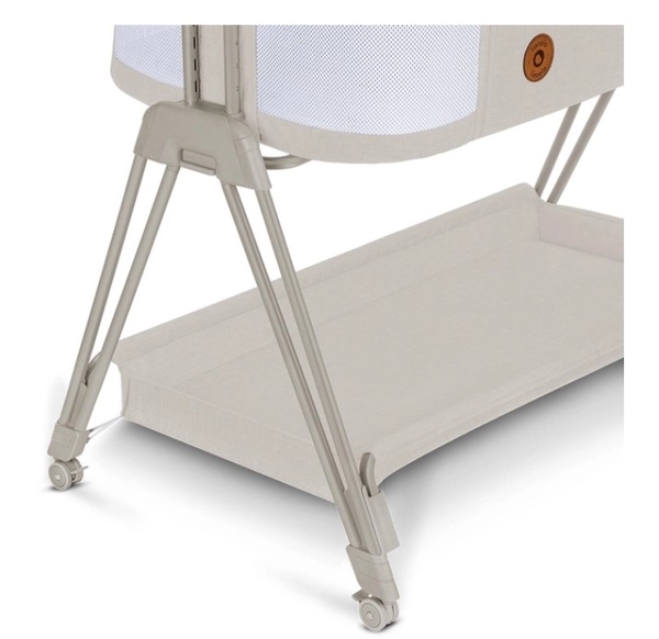 Ліжечко приставне Lionelo Luna Beige Sand, бежевий - Pampik - 5