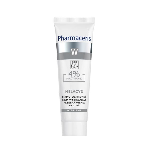 Денний крем з освітлюючим комплексом потрійної дії Pharmaceris W Albucin SPF 50+, 30 мл (E1473) - Pampik