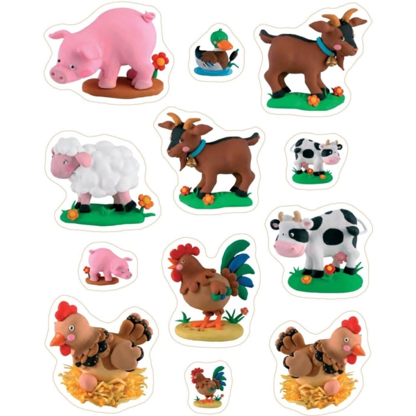 Книга з наліпками Богдан Наліпки для малят Ферма - Бомон Емілія, Беліно Наталя (978-966-10-6187-2) - Pampik - 4