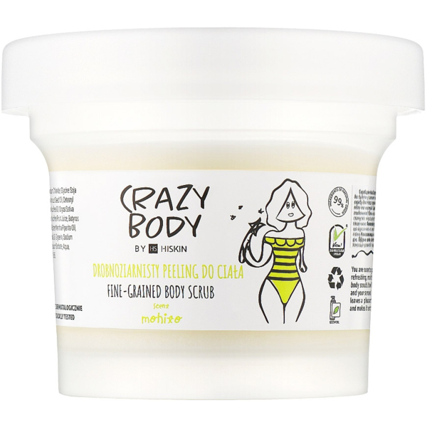 Скраб для тела мелкозернистый HiSkin Crazy Body Мохито 300 мл - Pampik