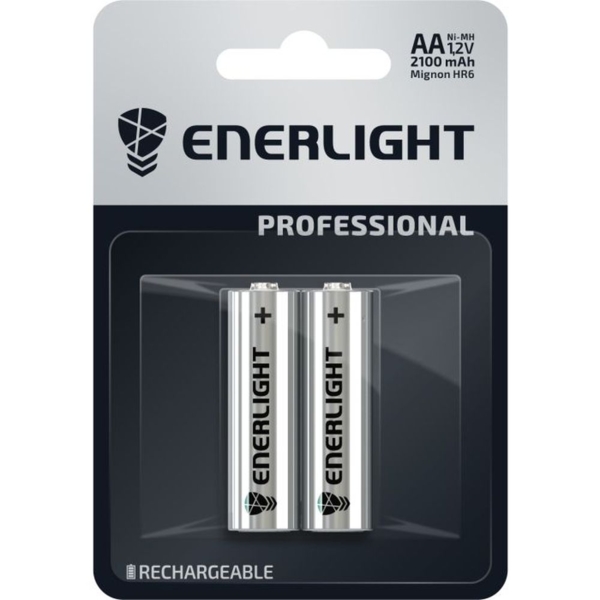 Акумулятор Enerlight Professional AA 2100 mAh Ni-MH, 2 шт. - Pampik