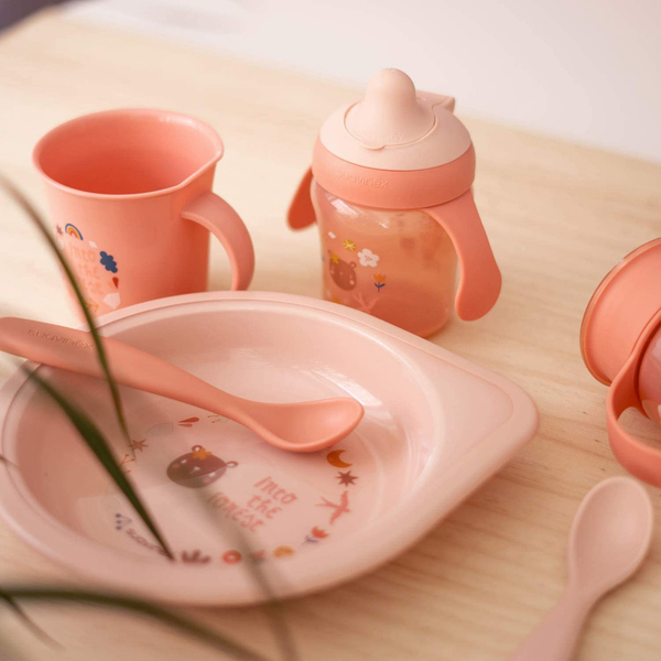 Набір для годування Suavinex Лісові історії, рожевий (306792) - Pampik - 8