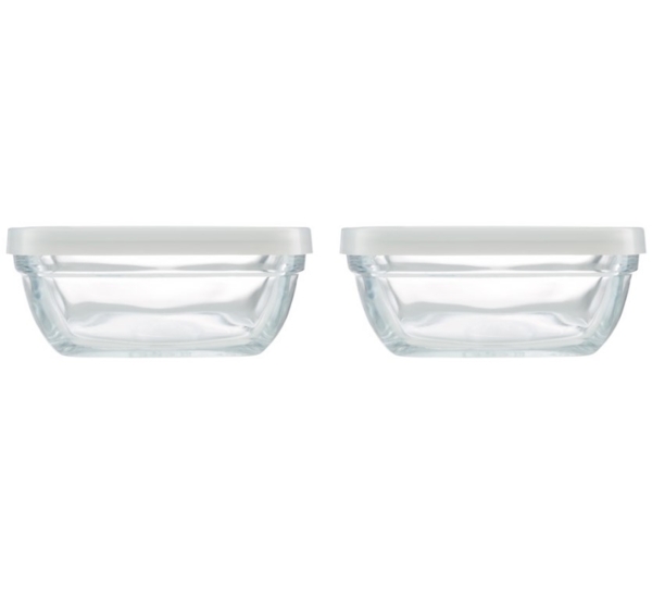 Контейнеры Bebe Confort Mealtime, стеклянные, пищевые, 2 шт. (3105209200) - Pampik - 3