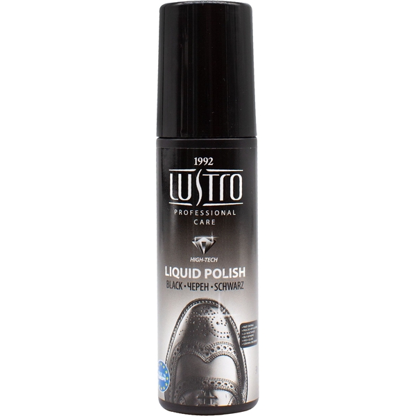 Рідкий крем для взуття Lustro чорний 75 мл - Pampik