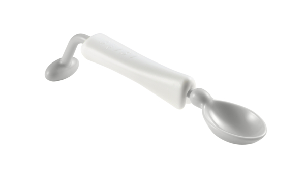 Ложка Beaba 360°, серый (913569) - Pampik - 3