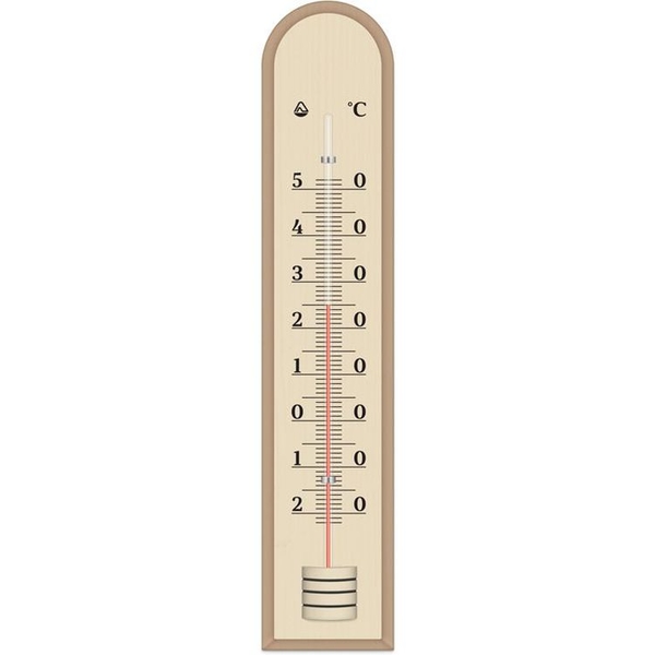 Термометр Стеклоприбор Д-7, бежевый (300087) - Pampik