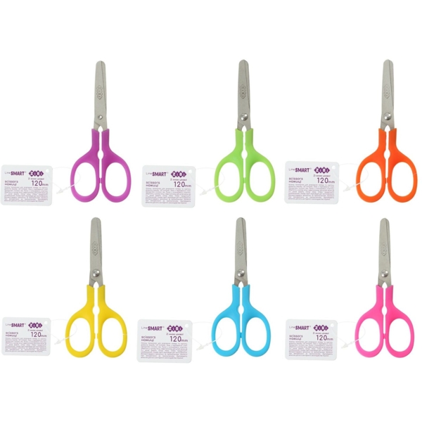 Ножницы детские ZiBi Neon Smart Line 120 мм (ZB.5006) - Pampik
