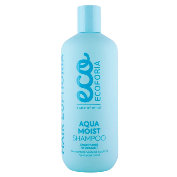 Шампунь для волосся Ecoforia Hair Euphoria Aqua Moist, зволожуючий, 400 мл - Pampik