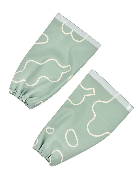 Нагрудник-фартух Beaba з рукавами, зелений (913577) - Pampik - 3