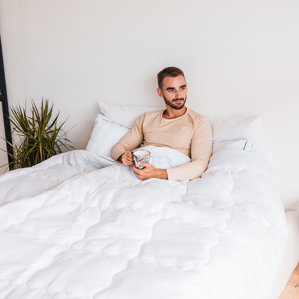 Ковдра бамбукова MirSon Royal Pearl Hand Made №1374, зимова, 110x140 см, біла - Pampik - 10