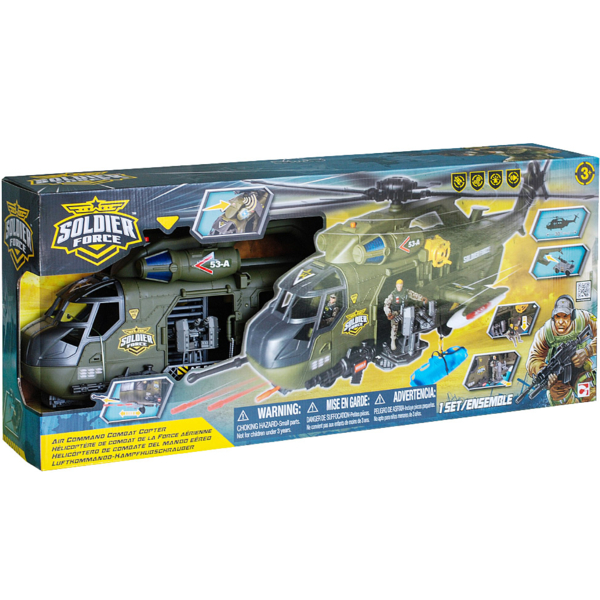 Игровой набор Chap Mei Soldier Force Air Command Combat Copter (545163) - Pampik