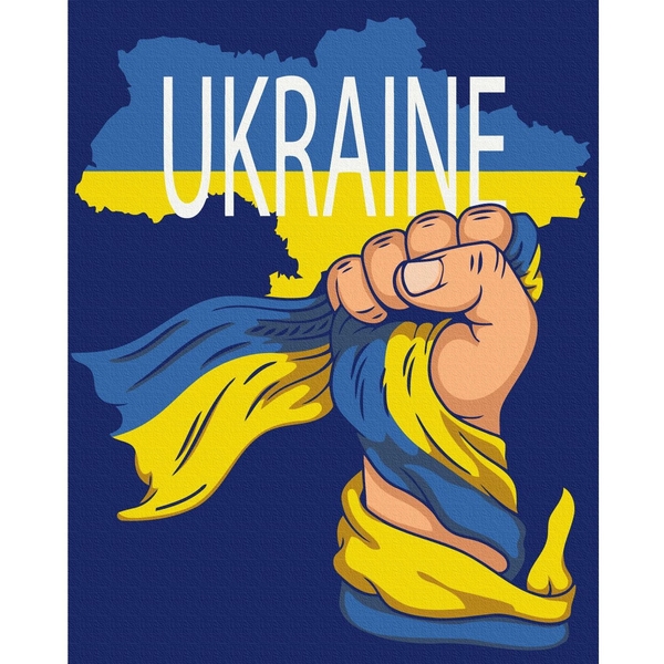 Картина за номерами ZiBi Patriot Kids Line Ми-сила 40х50 см (ZB.64071) - Pampik