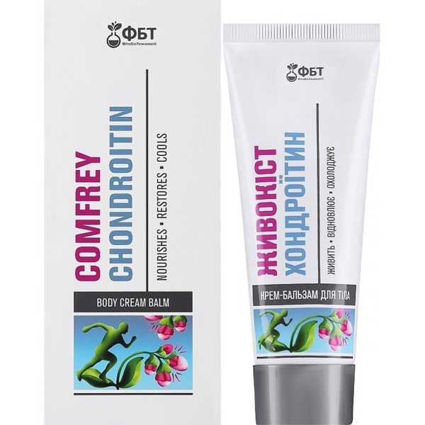 Крем-бальзам для тела ФітоБіоТехнології Окопник и хондроитин 75 мл - Pampik - 2