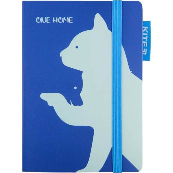 Блокнот Kite One Home в клітинку 96 аркушів синій (K22-467-2) - Pampik