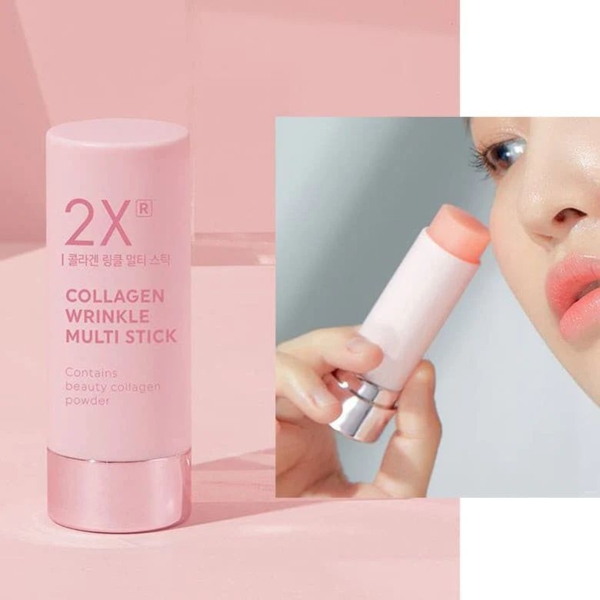 Стик для лица Tony Moly 2x Collagen Wrinkle Multi Stick, с коллагеном, 10 г - Pampik - 5