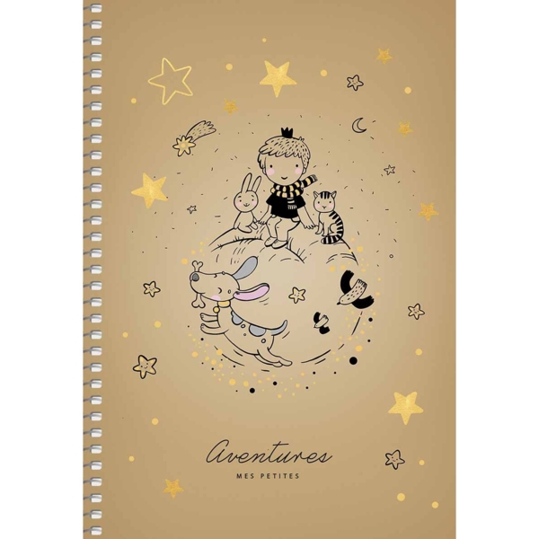 Тетрадь для записей Student Друзья, А5, в клеточку, спираль, 96 листов (A5-SC-096-6100K) - Pampik