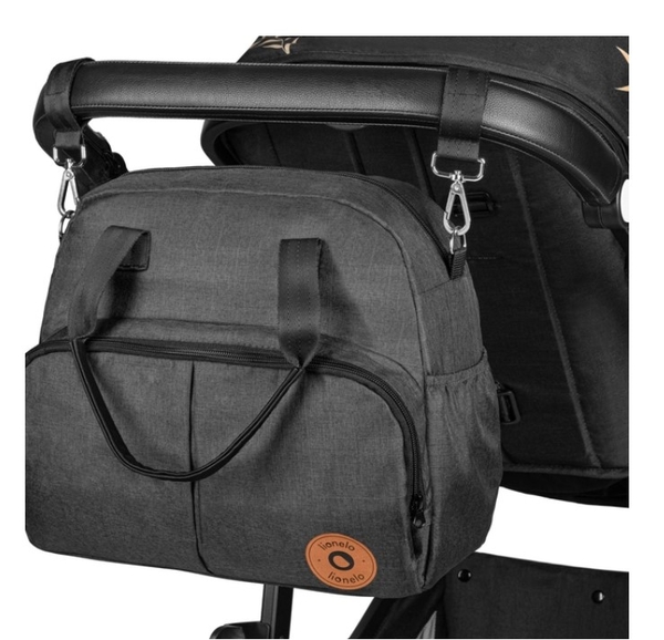 Універсальна коляска 3 в 1 Lionelo Amber Lovin, чорний - Pampik - 10