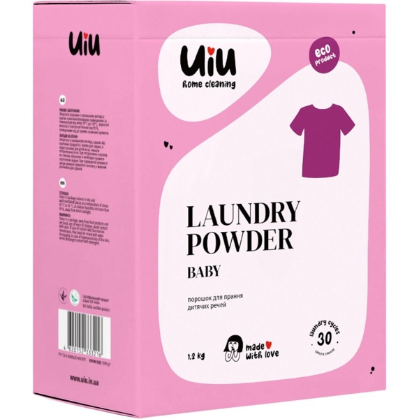 Порошок безфосфатний UIU Baby, концентрат, 1,2 кг - Pampik