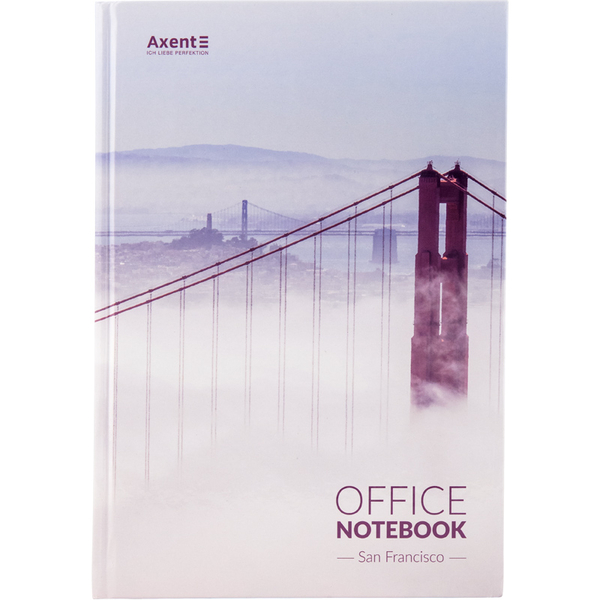 Книга записная Axent City San Francisco A4 в клеточку 192 листа (8423-22-A) - Pampik