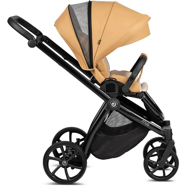 Коляска Tutis Mio Leather Light Grey, 2 в 1, серая (1232057) - Pampik - 4