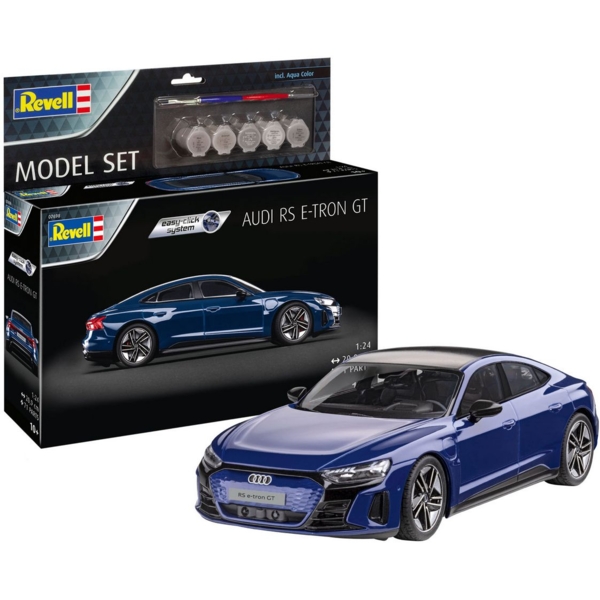 Збірна модель Revell Автомобіль Audi e-tron GT, рівень 2, масштаб 1:24, 71 деталь (RVL-67698) - Pampik - 8