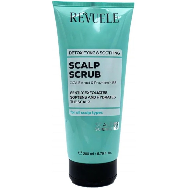 Скраб для кожи головы Revuele Scalp Scrub Detoxifying & Soothing Детоксикация и успокоение 200 мл - Pampik