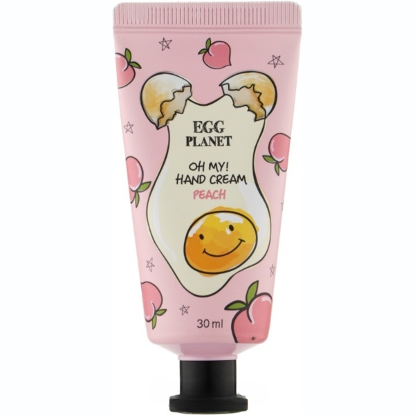 Крем для рук Daeng Gi Meo Ri Egg Planet Oh my Hand Cream Peach Персик 30 мл - Pampik