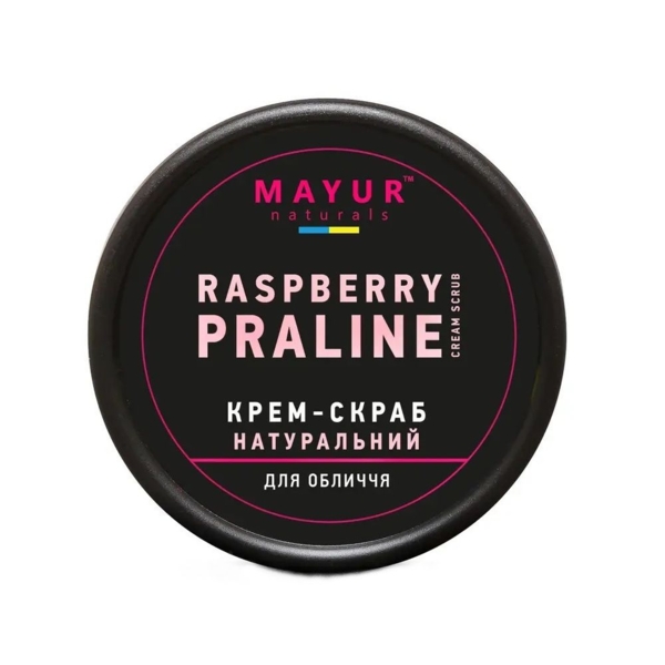 Крем-скраб для лица Mayur Малиновое пралине, 50 мл - Pampik