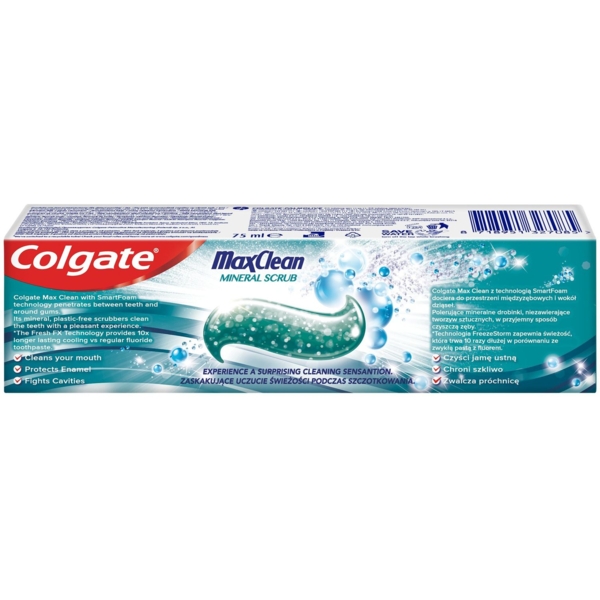 Зубная паста Colgate Max Clean Mineral Scrub, 75 мл - Pampik - 3