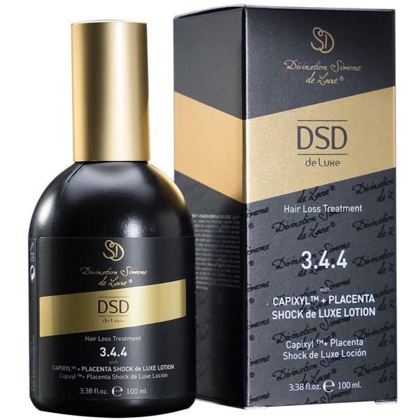 Лосьйон DSD de Luxe 3.4.4 Capixyl+Placenta Shock Luxe Lotion для покращення росту волосся, 100 мл - Pampik