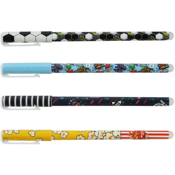 Ручка гелева ZiBi Пиши-стирай Kids Line 0.5 м в асортименті (ZB.2211-99) - Pampik - 3